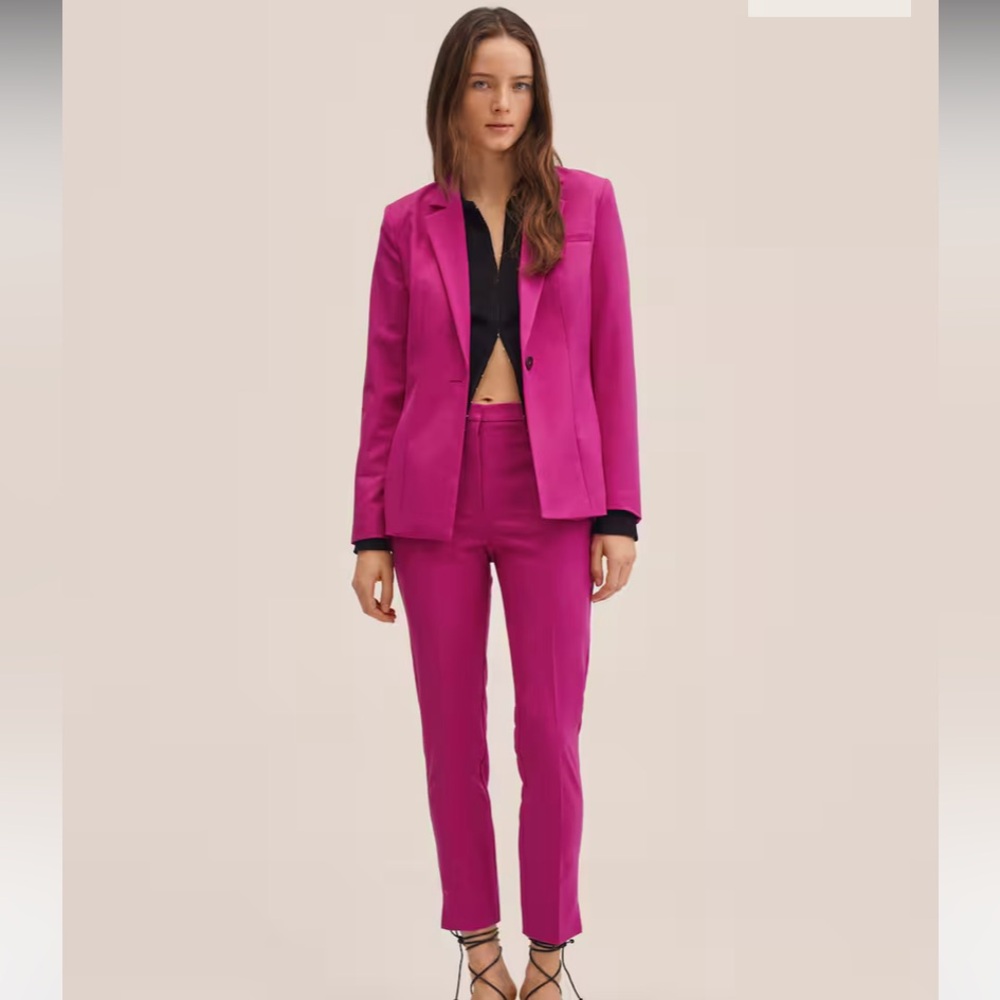 Mango Hot Pink Suit